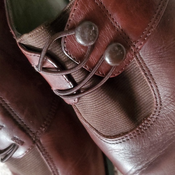 SPECTRA Leather Heeled Slipons - Picture 6 of 12